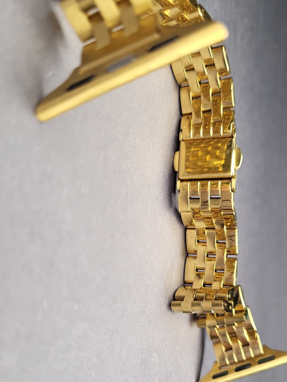 Gold Stainless Steel Smartwatch Band